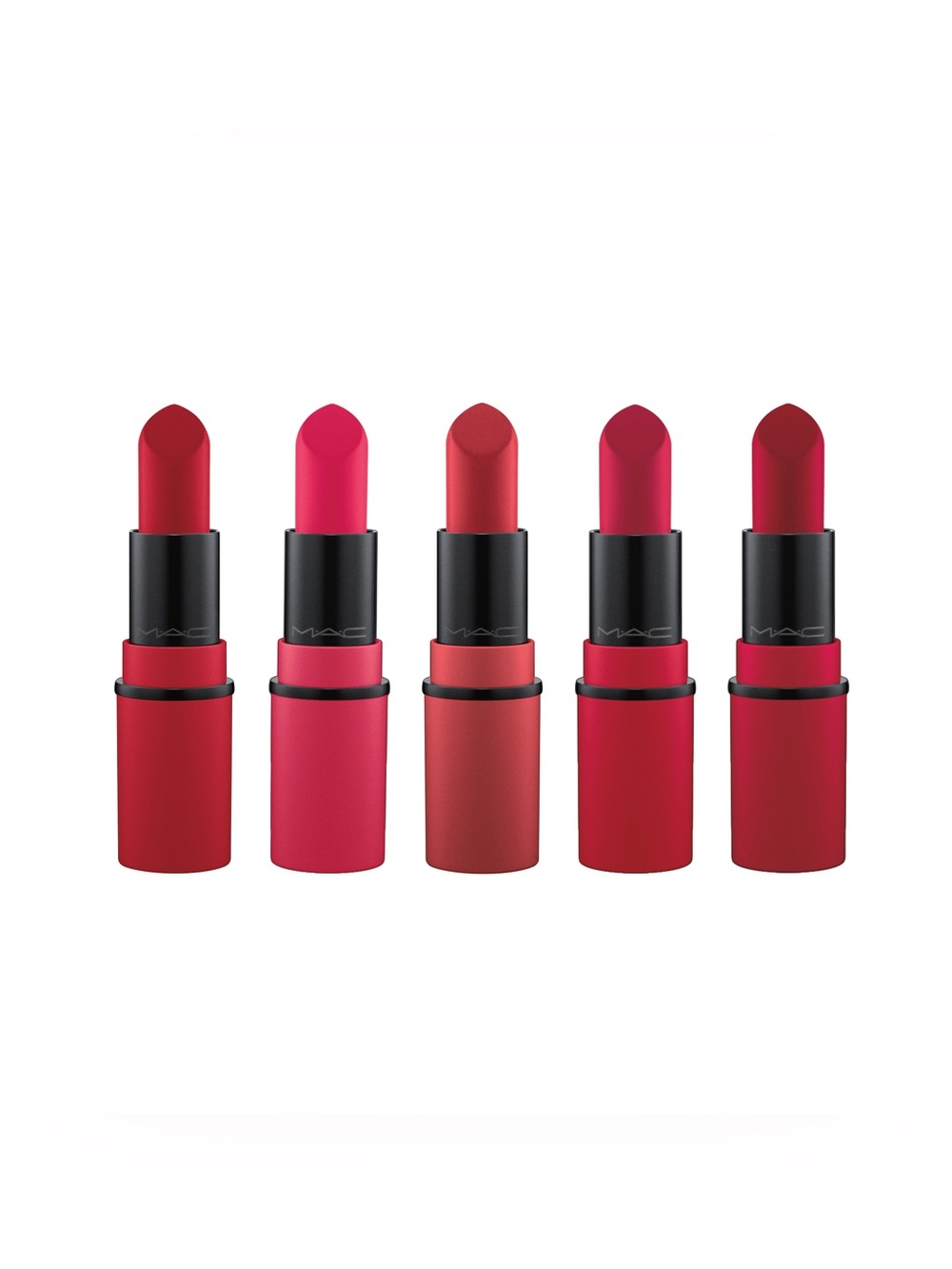 MAC Travel Exclusive Mini Lipsticks x 5 Bright 0.05 oz W/ Box Set Kit